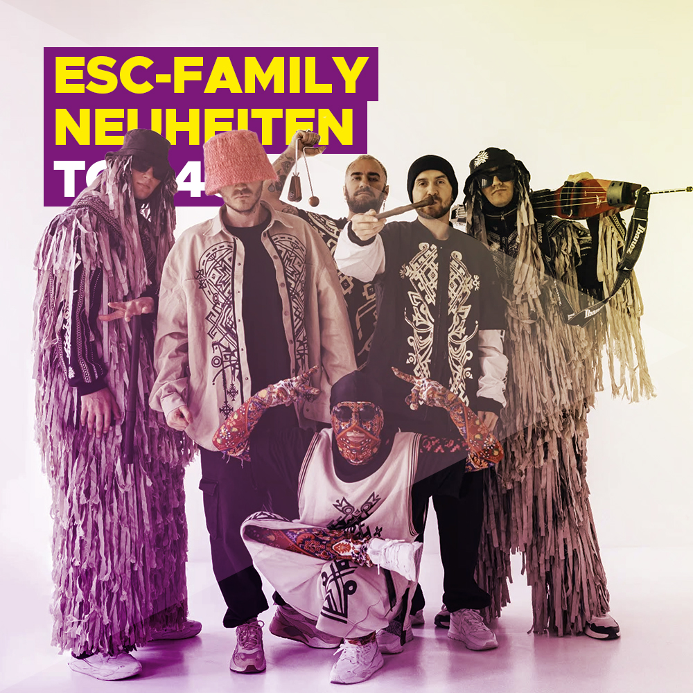 ESC-Family Neuheiten TOP 40: Neue Musik von Ann Sophie, Nathan Trent, Anna Rossinelli, Noa Kirel und Kalush Orchestra