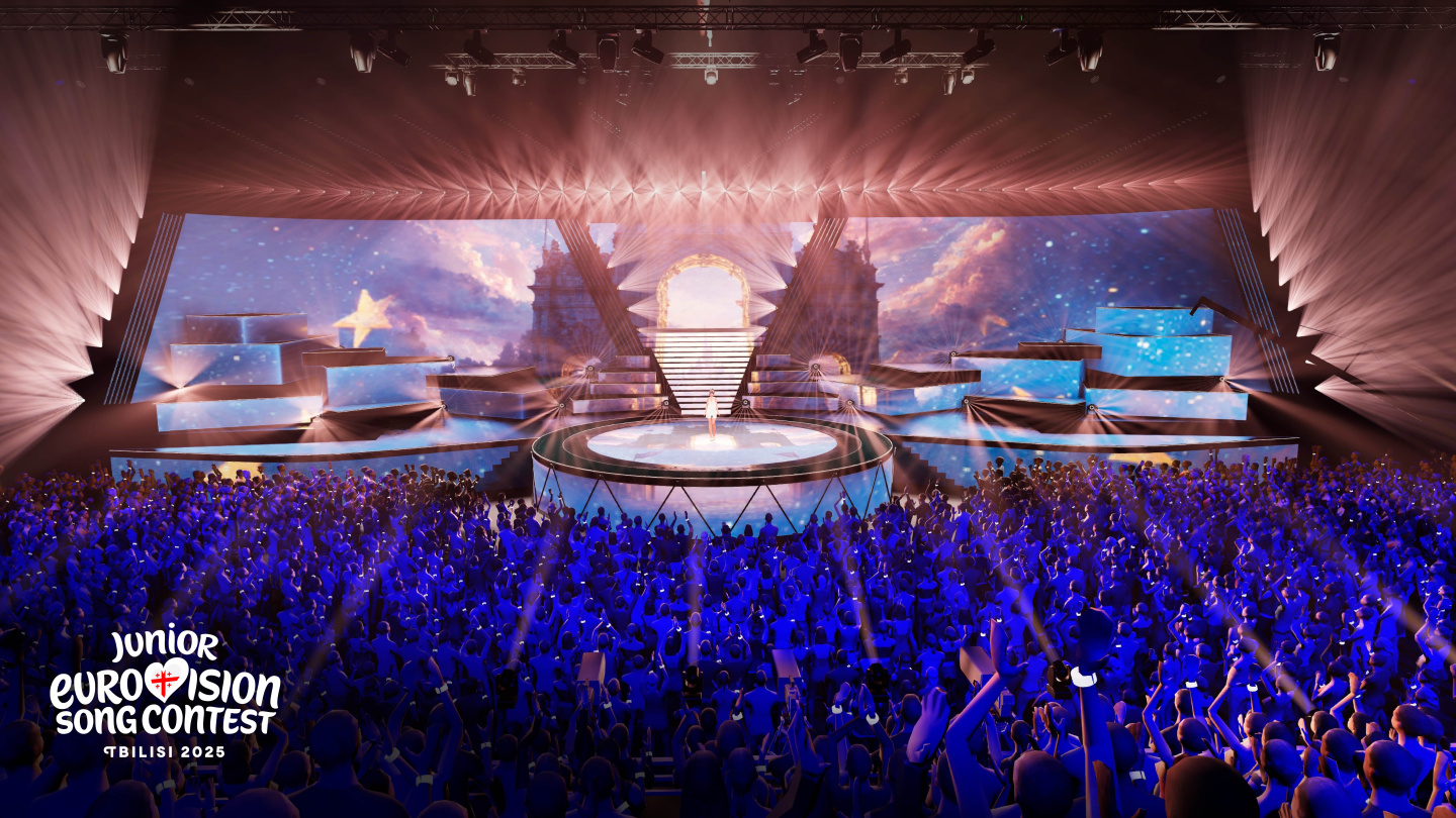 Am Junior ESC 2025 in Georgien werden 18 Länder teilnehmen – Bühnendesign und Artwork veröffentlicht