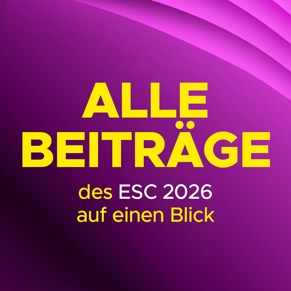 ESC 2026: Alle 35 Beiträge für den Eurovision Song Contest in Wien in der Übersicht