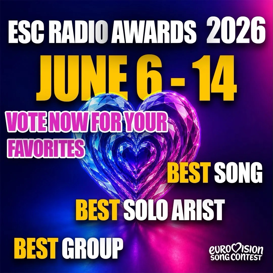 ESC Radio Awards 2026: Abstimmung bereits gestartet – Voting läuft bis Sonntag, den 14. Juni