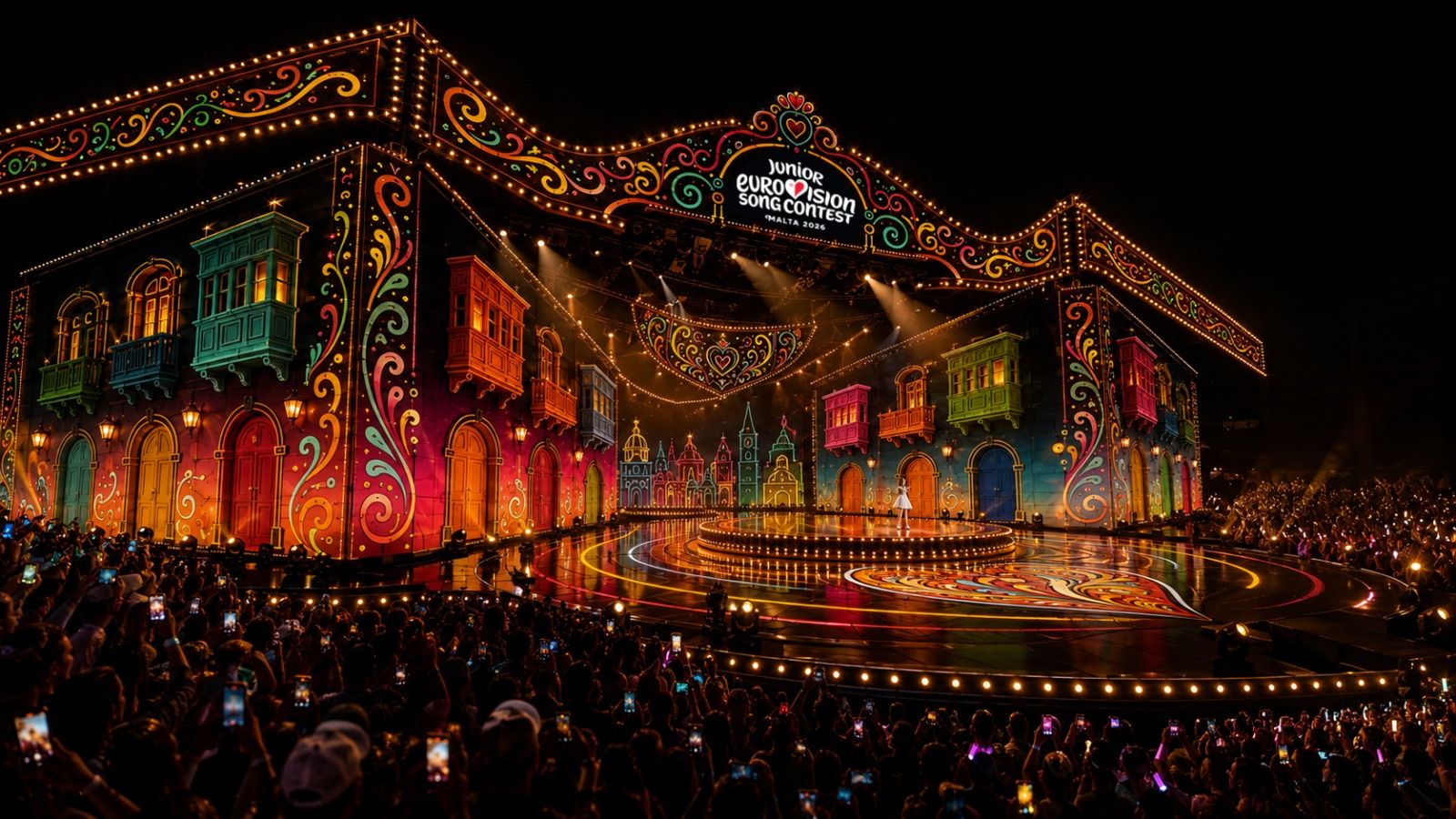 „Festa“ für alle: Bühne für den Junior Eurovision Song Contest 2026 in Malta enthüllt